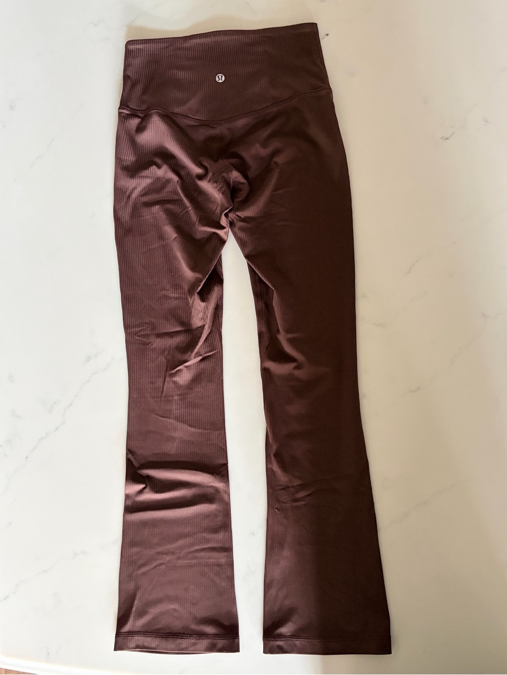 Lululemon Women’s Align 25” Ribbed Mini-flare Leggings 4 brown
